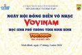 KHÍ THẾ TUỔI TRẺ TRƯỜNG THPT QUANG TRUNG RỰC LỬA TRONG ĐỒNG DIỄN VÕ NHẠC VOVINAM